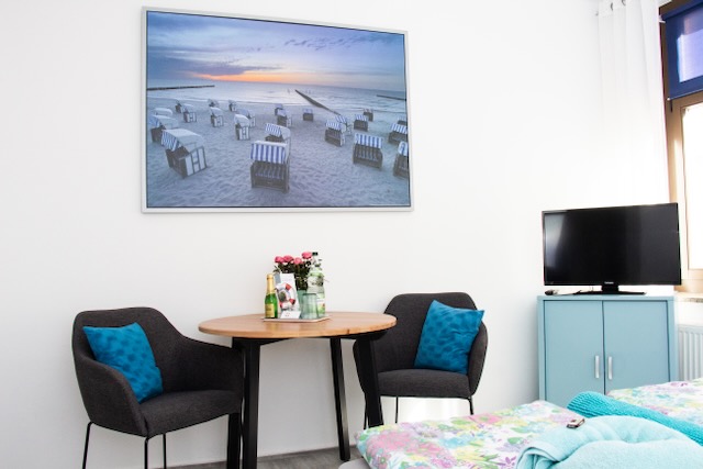 Sitzecke der Wohnung 3 in Wismar