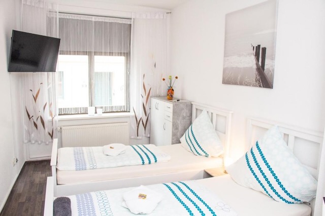 Schlafbereich der Wohnung 5 in Wismar